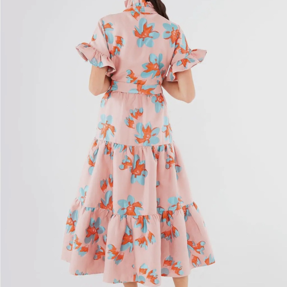 Floral Pink Maxi Dress - Picture 3 of 3